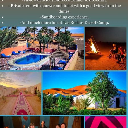 Les Roches Desert Camp Merzouga Zewnętrze zdjęcie